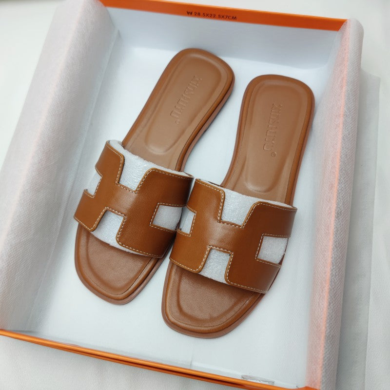 Harper | H-Strap Slip-On Sandals