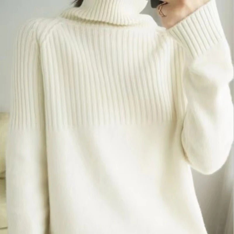 Jenica – Roll Neck Sweater with Relaxed Fit