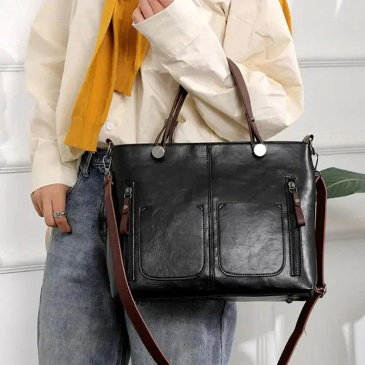 Dusk Serenity – Structured Shoulder Bag