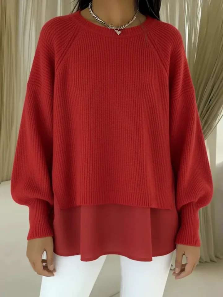 Clara | Two-Piece Effect Sweater