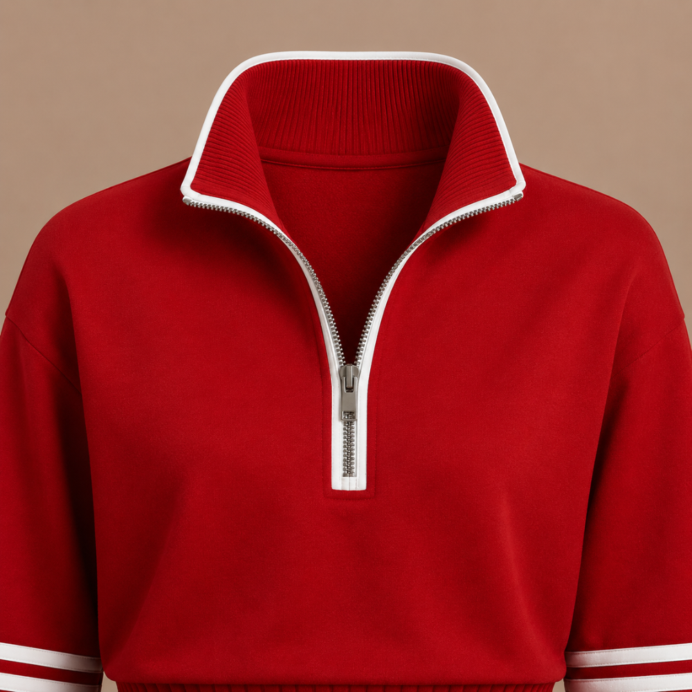Hortense | Zip Collar Tracksuit Set