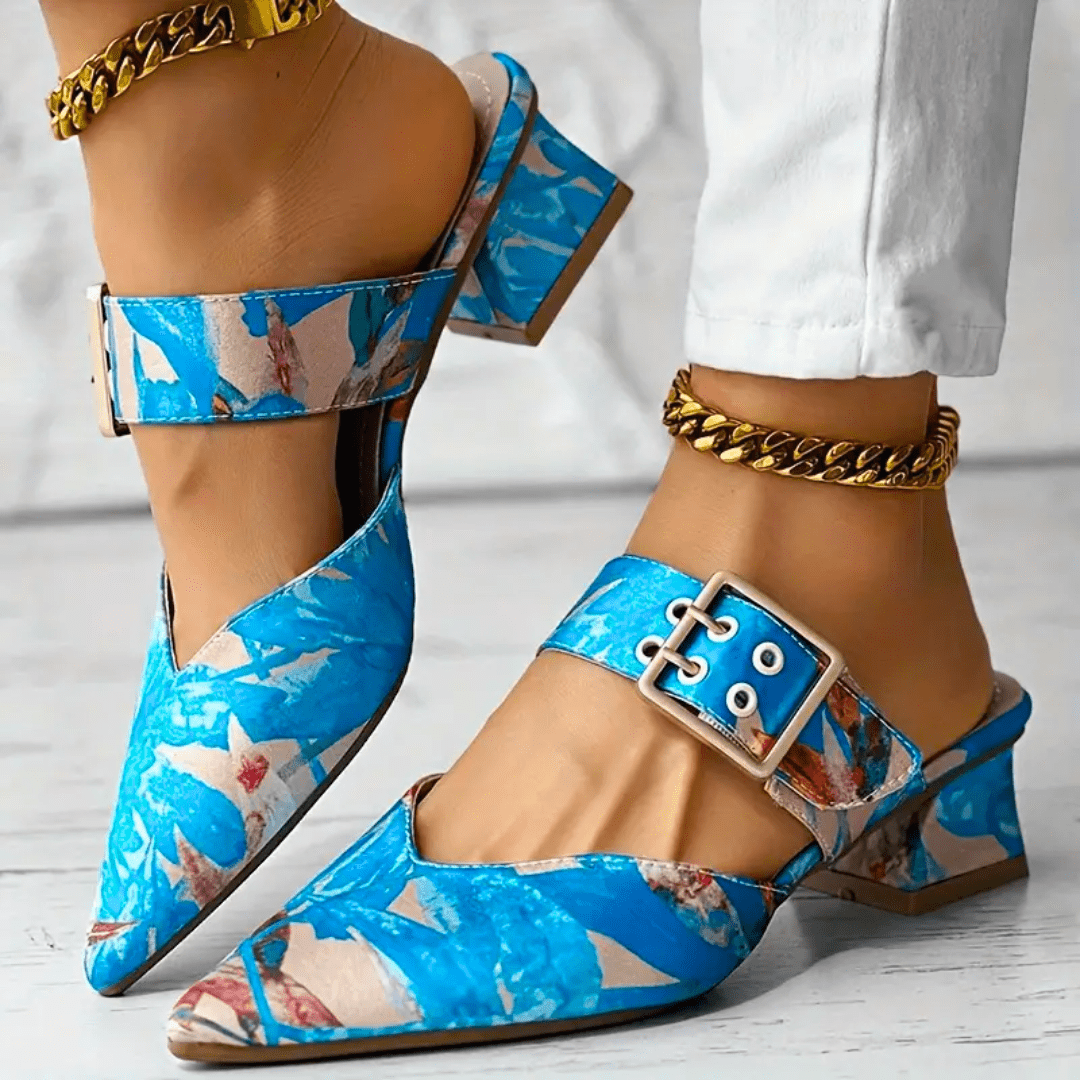 Bello – Rainbow Heels with Adjustable Straps