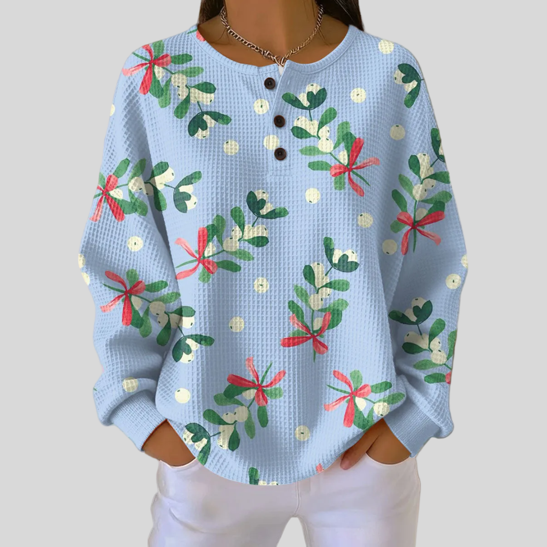 Madelyn | Christmas Pattern Sweatshirt
