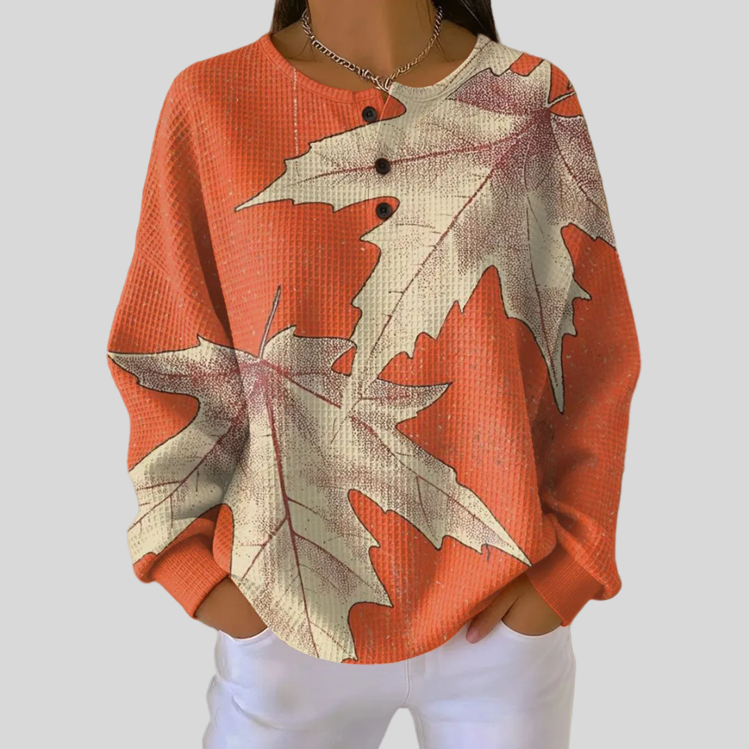 Crimson Leaf | Cozy &amp; Stylish Sweatshirt