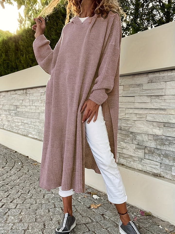 Jocelyn | Hooded Knit Sweater Dress