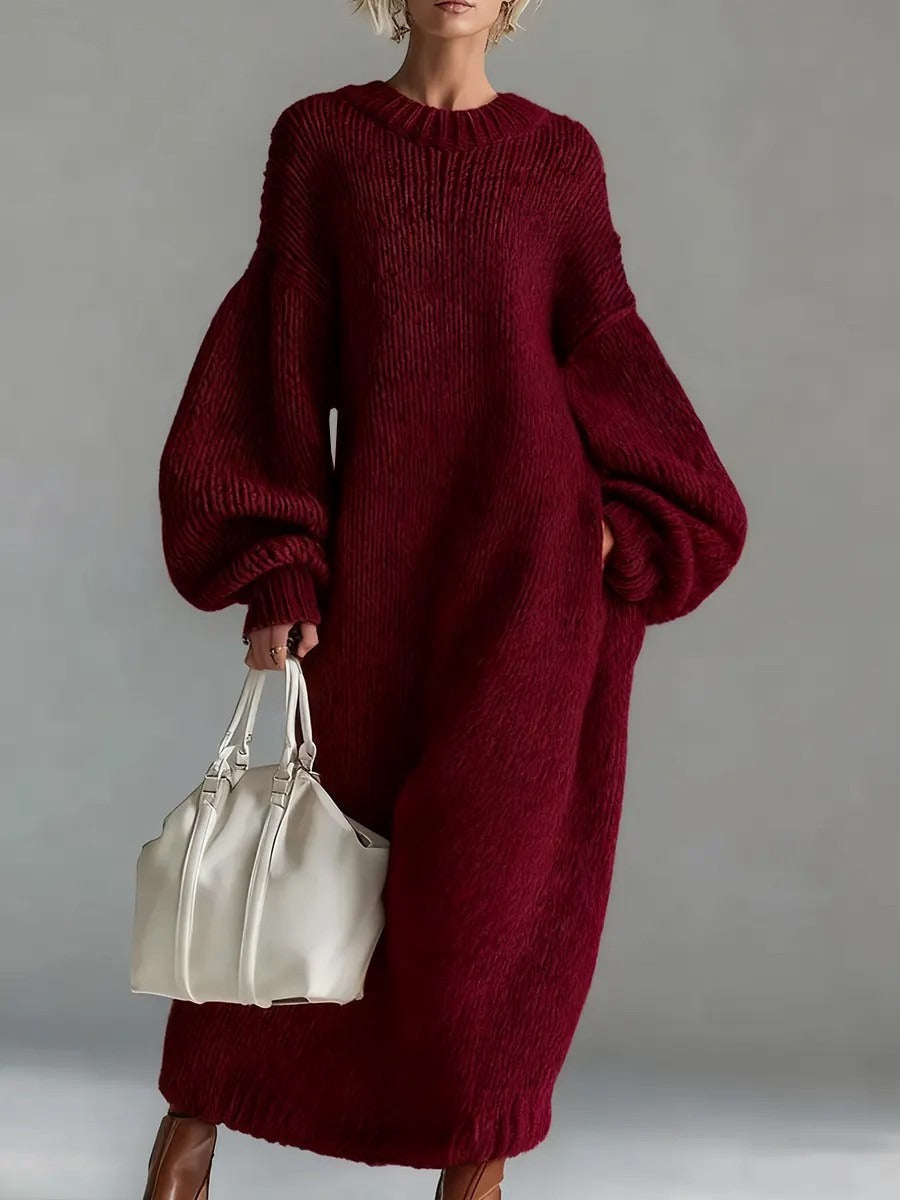 Zelia™ Elegant Casual Knitted Maxi Dress