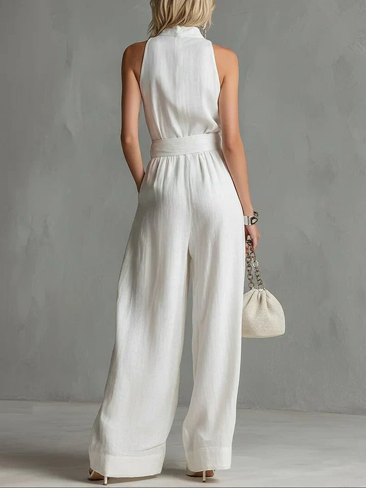 Felicity | Belted Wide-Leg Jumpsuit