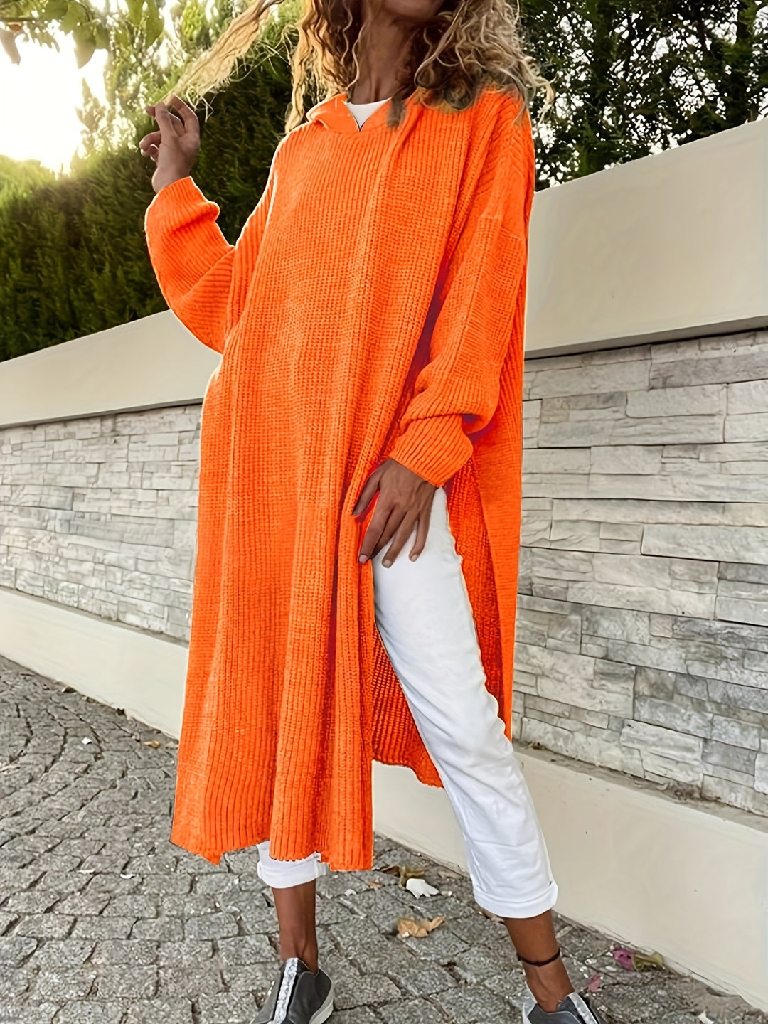 Jocelyn | Hooded Knit Sweater Dress