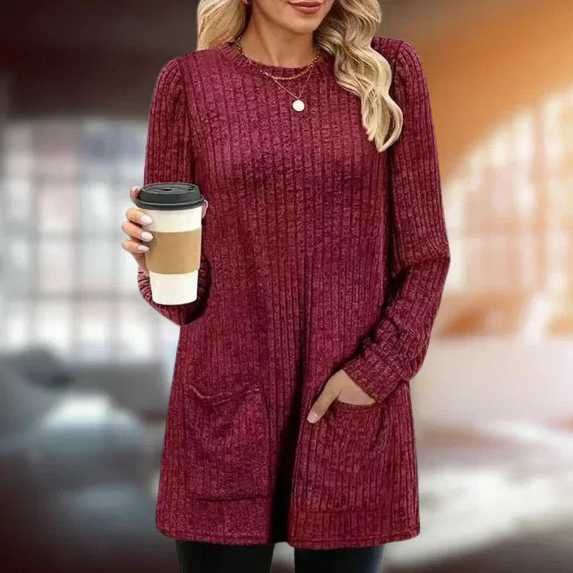 Sue – Longline Relaxed-Fit Sweater