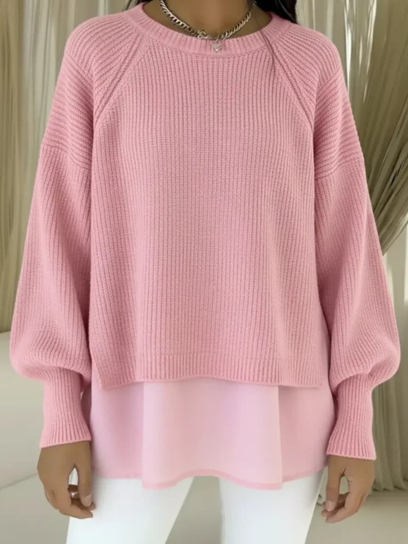 Clara | Two-Piece Effect Sweater