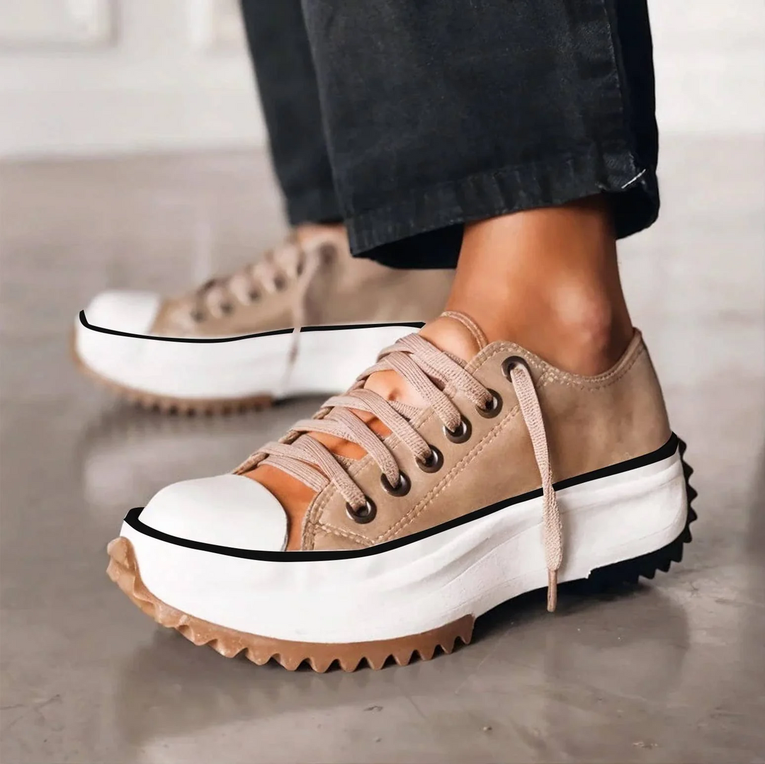 HAILEY | PLATFORM LACE-UP SNEAKERS