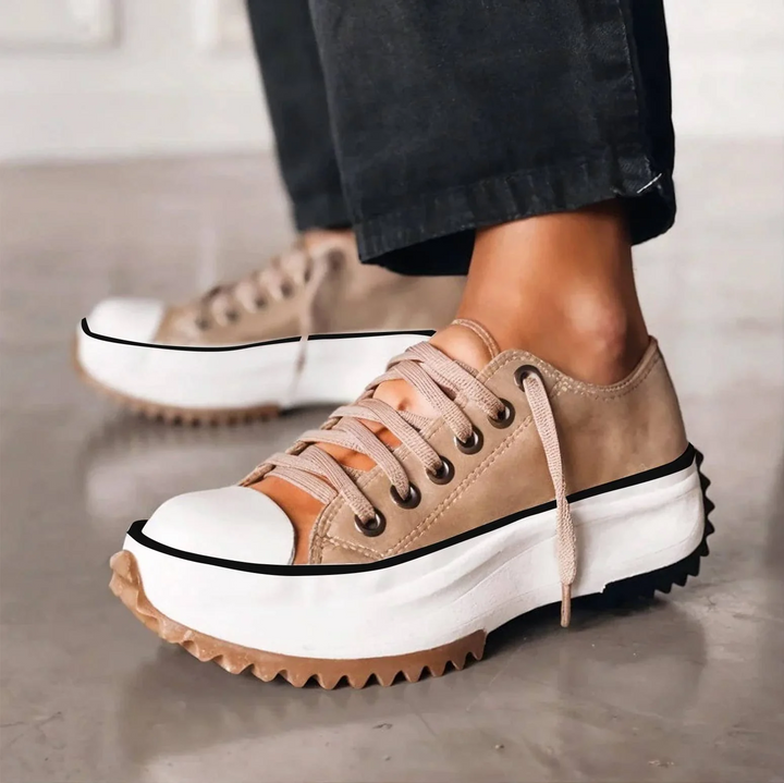 HAILEY | PLATFORM LACE-UP SNEAKERS