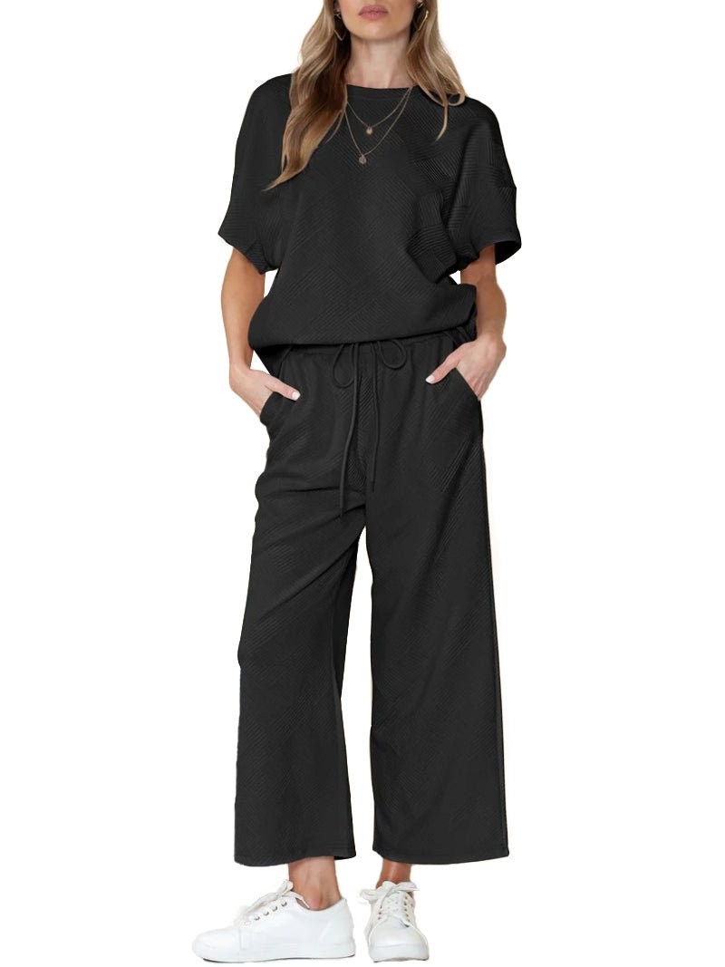 Christine – Off-the-Shoulder 2-Piece Relaxed Set