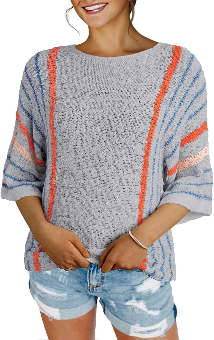 Camila – Boho Knit Sweater with Relaxed Flowy Fit