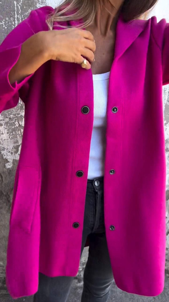 Mich – Buttoned Hooded Jacket