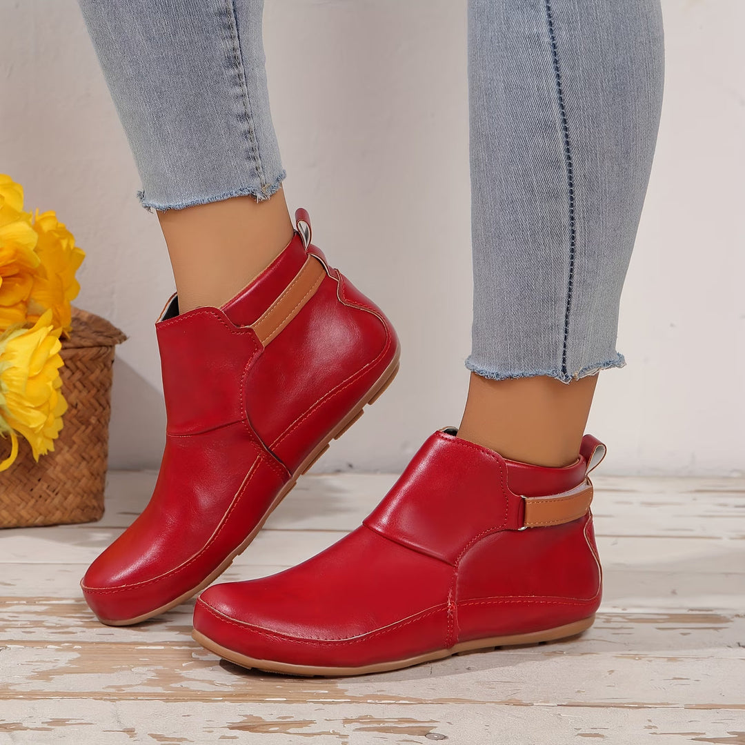 Mamie | Flat Ankle Boots