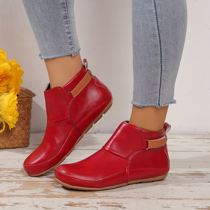Mamie | Flat Ankle Boots