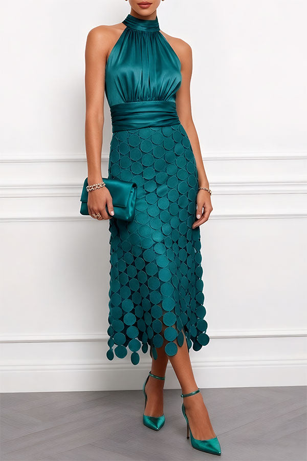 Celine™ Elegent Special Occasion Midi Dress