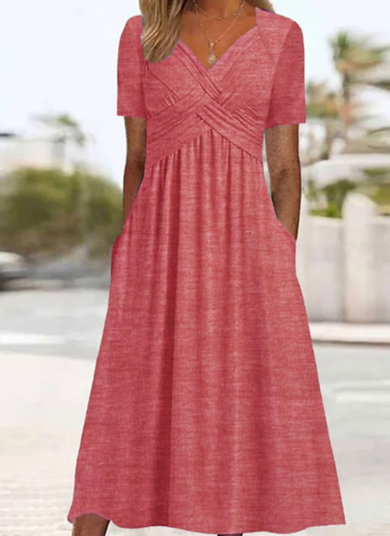 Monica | Stylish Crossover Dress
