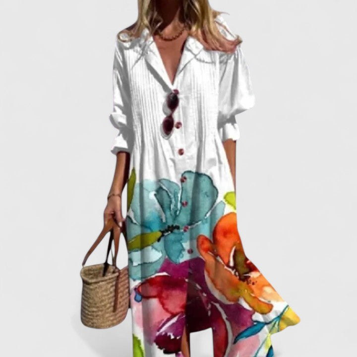Paula | Boho Midi Dress