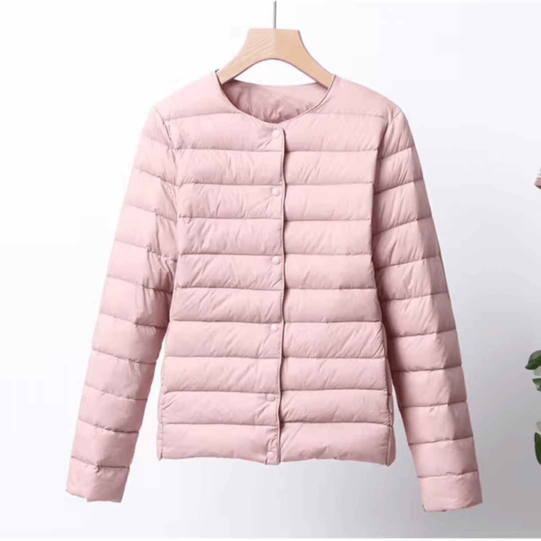 Mercedes – Lightweight Cropped Down Jacket