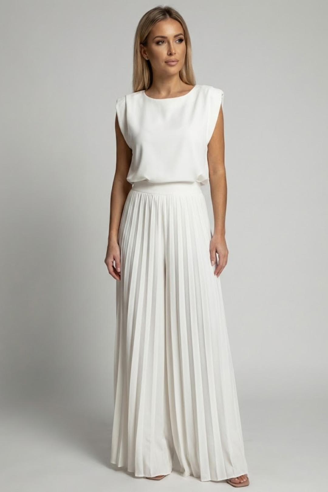 Pearl | Pleated Wide-Leg Jumpsuit