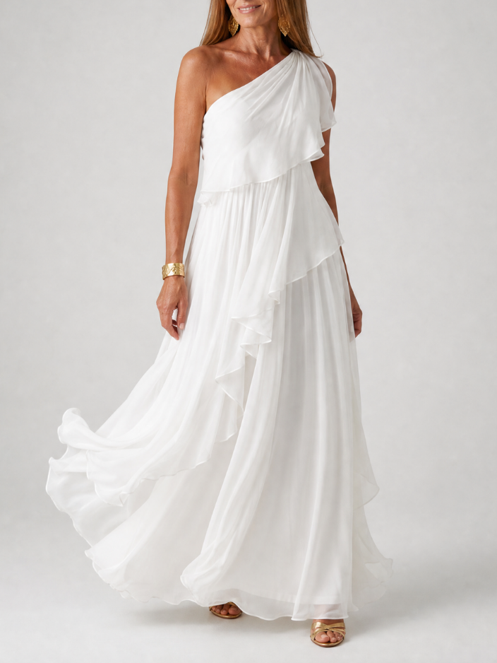 Tracey | Elegant Flowy Maxi Dress