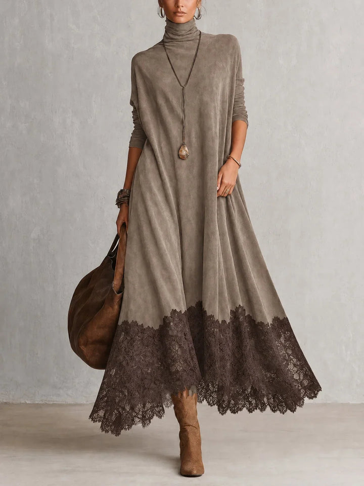 Brunella | Lace Hem Maxi Dress