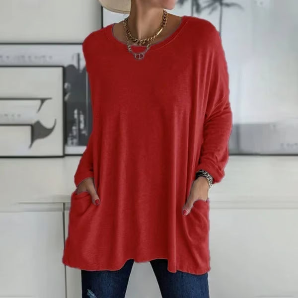 Alondra – Everyday Pocket Top with Flared Hem