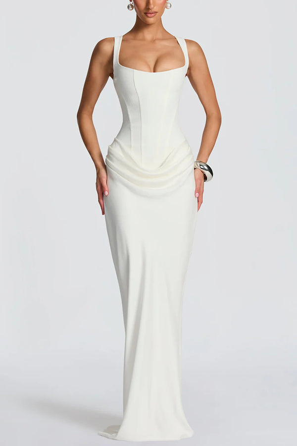 Eleanor | Maxi Dress with Square Neck