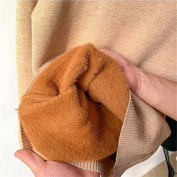 Merriam – Fleece Pullover Jacket with Ribbed Cuffs