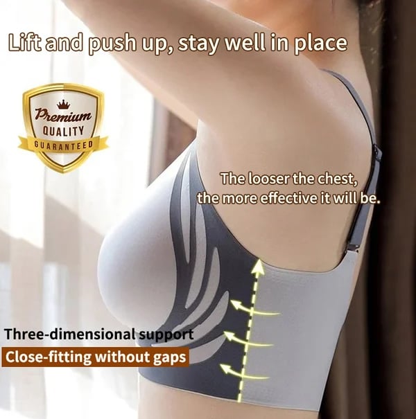 Abby – Wireless Lift Bra with Wide Lace Straps