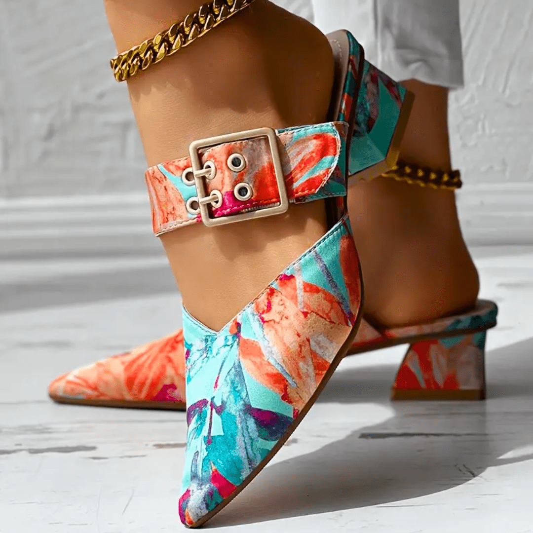 Bello – Rainbow Heels with Adjustable Straps