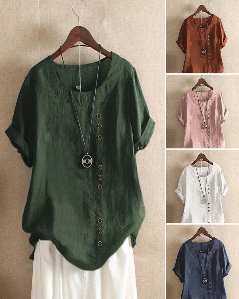Miranda – High-Low Hem Relaxed Summer Tee