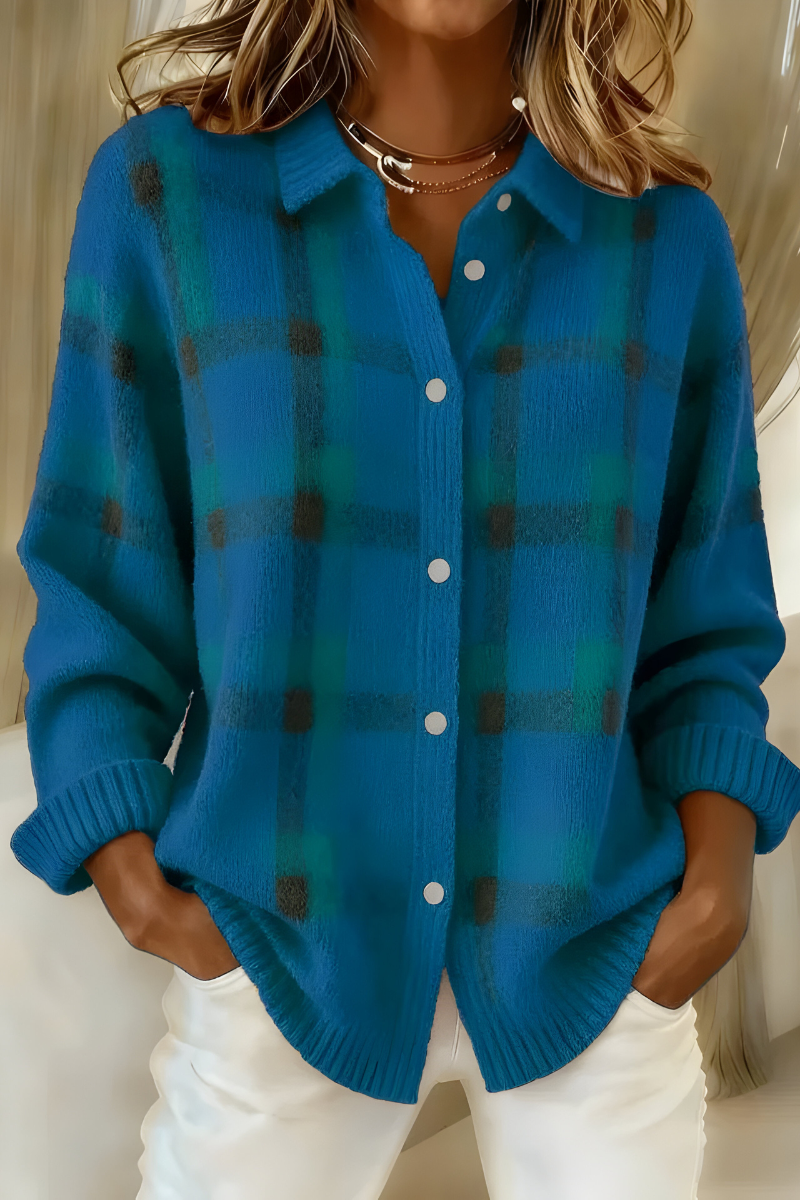 Candice | Plaid Cardigan
