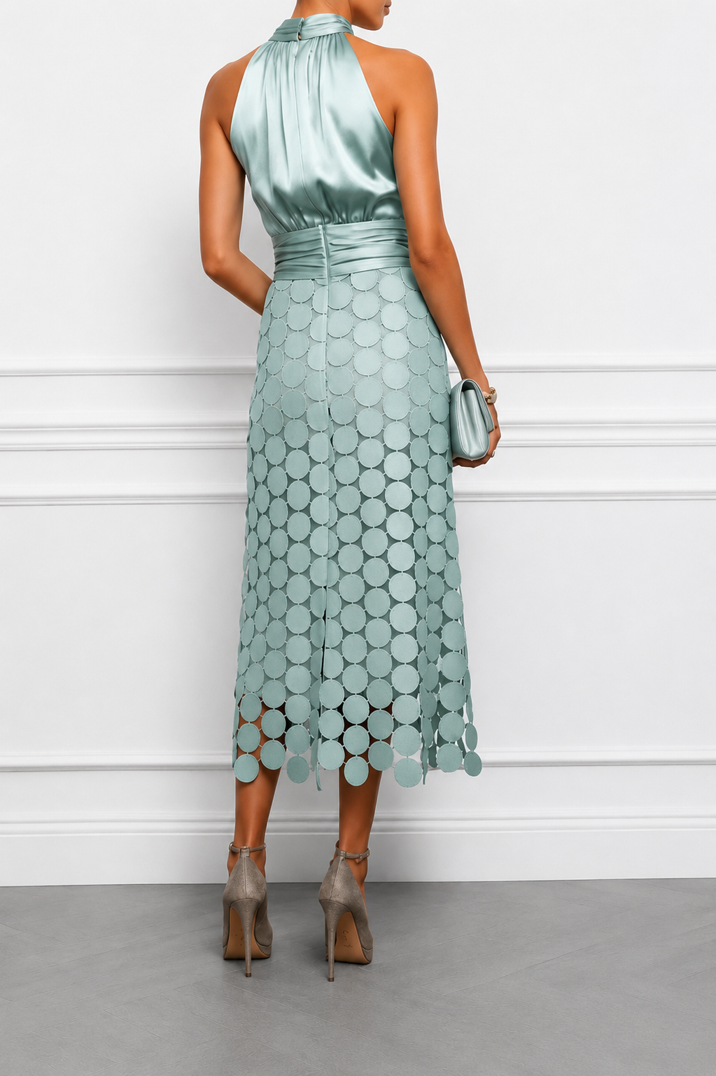 Celine™ Elegent Special Occasion Midi Dress
