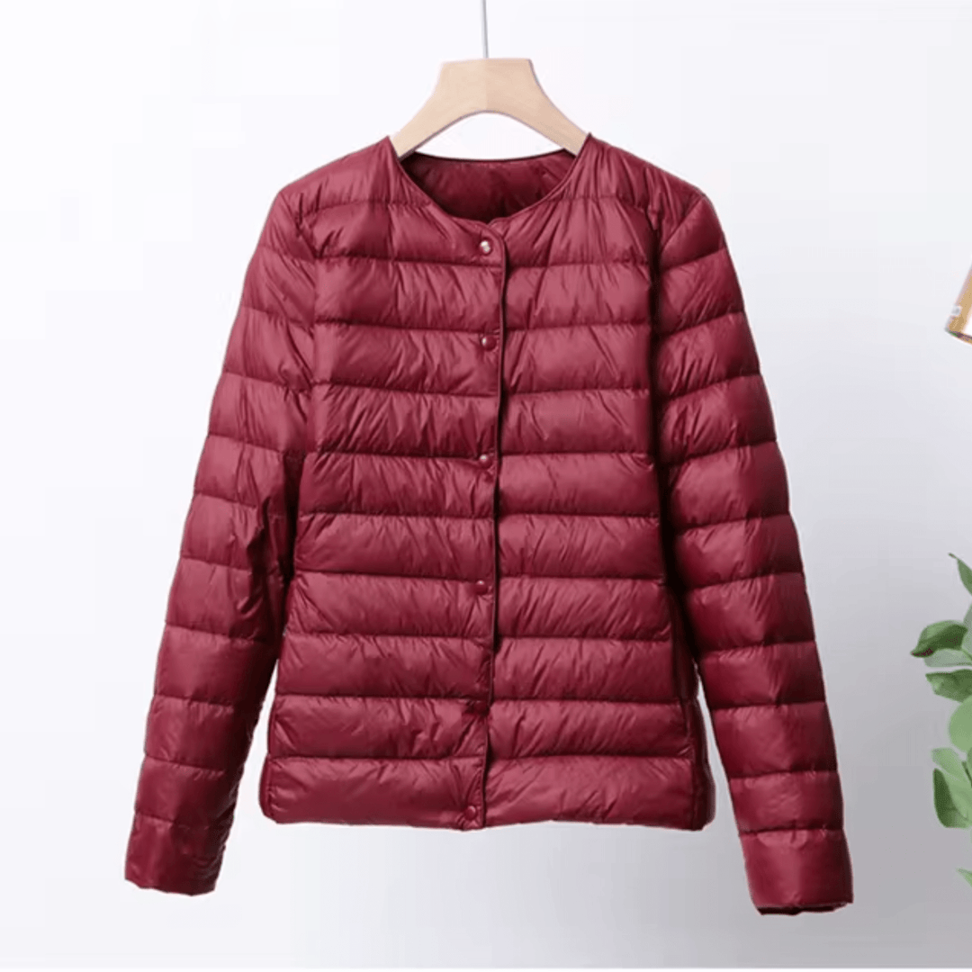 Mercedes – Lightweight Cropped Down Jacket