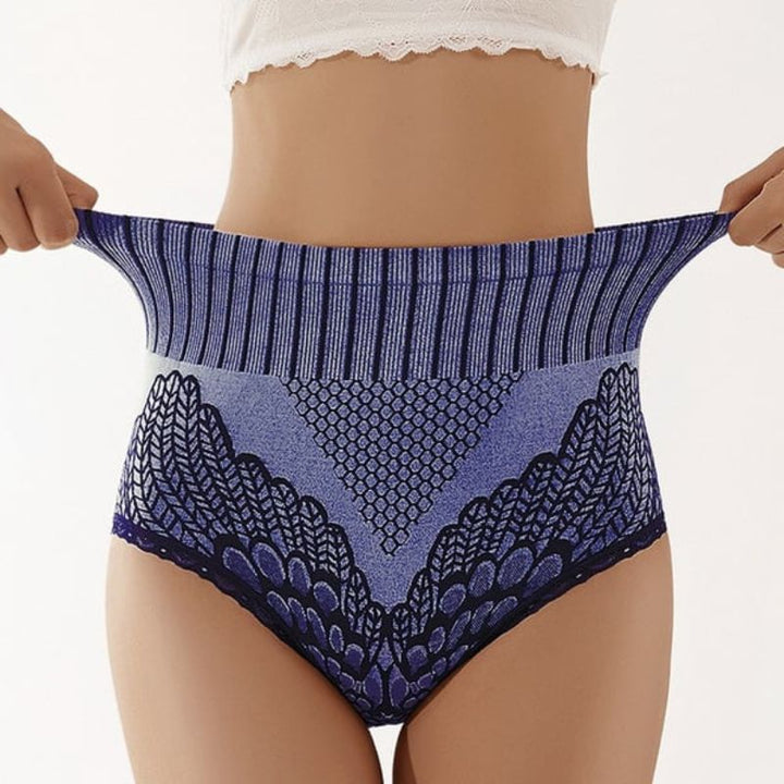 Teresa – High-Waist Shapewear Panty with Floral Lace