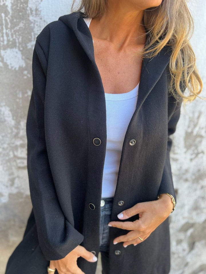 Mich – Buttoned Hooded Jacket