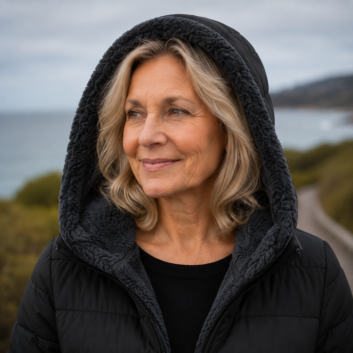 Denise | Quilted A-Line Coat