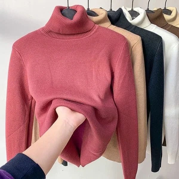 Merriam – Fleece Pullover Jacket with Ribbed Cuffs