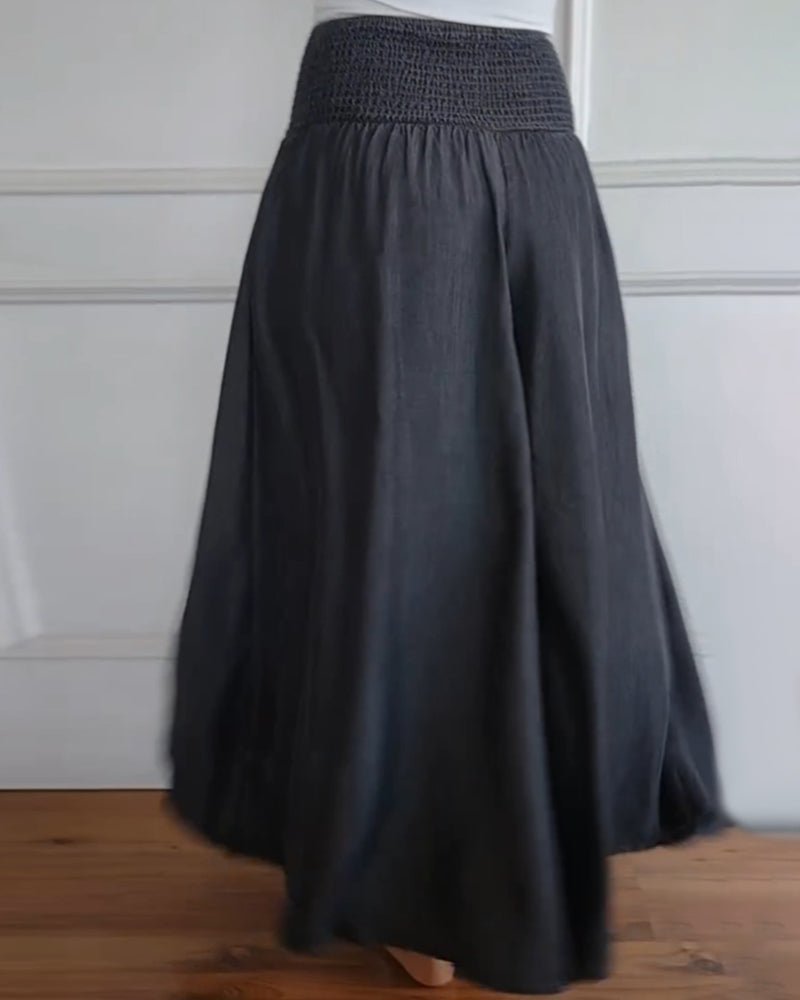 Sage – Wide-Leg High-Waist Palazzo Pants