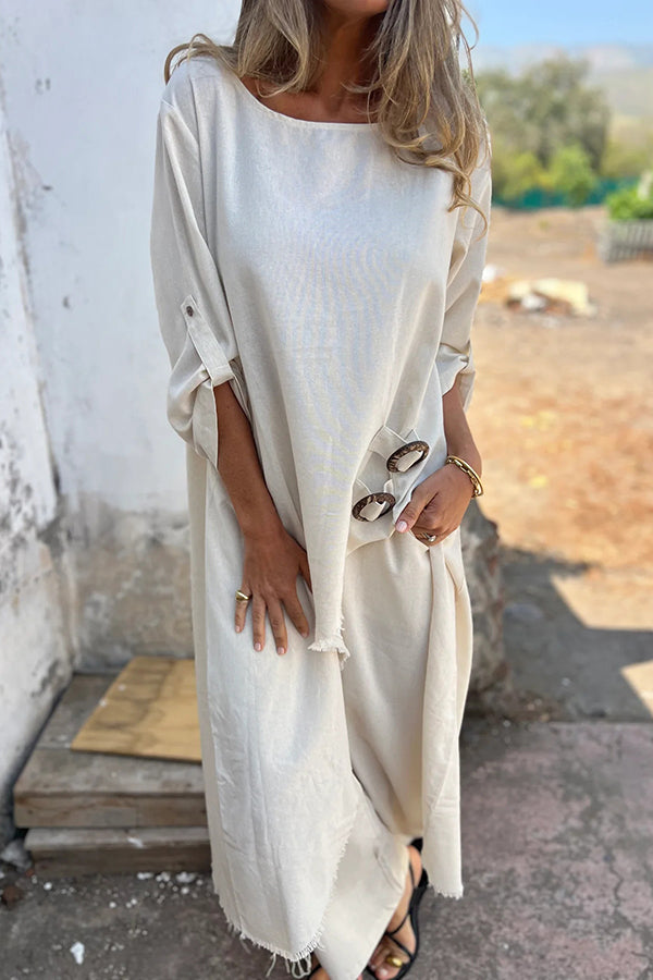 Sabine – Asymmetric Hem Flowing Set