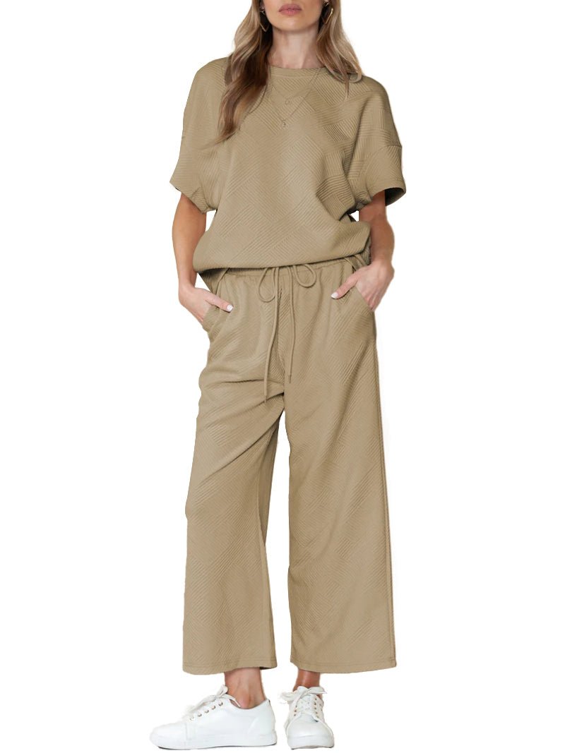 Christine – Off-the-Shoulder 2-Piece Relaxed Set