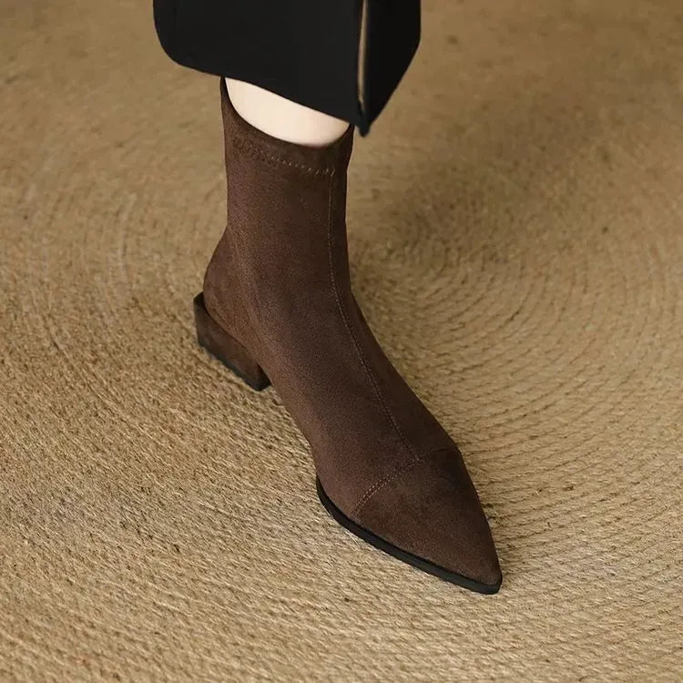 Malinda | Pointed-Toe Ankle Boots