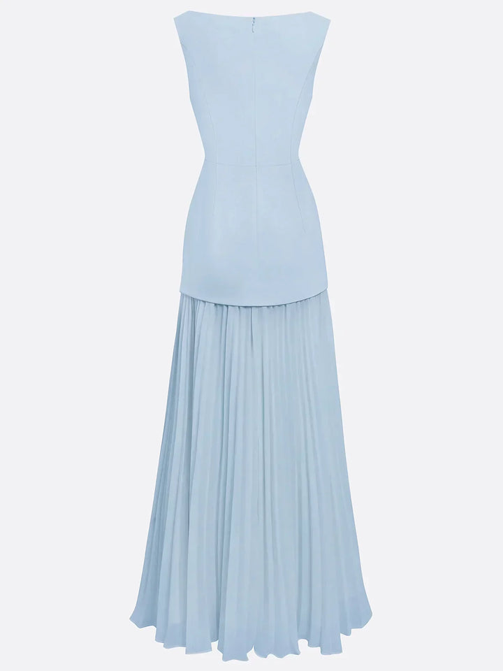 Micaela | Sleeveless Pleated Maxi