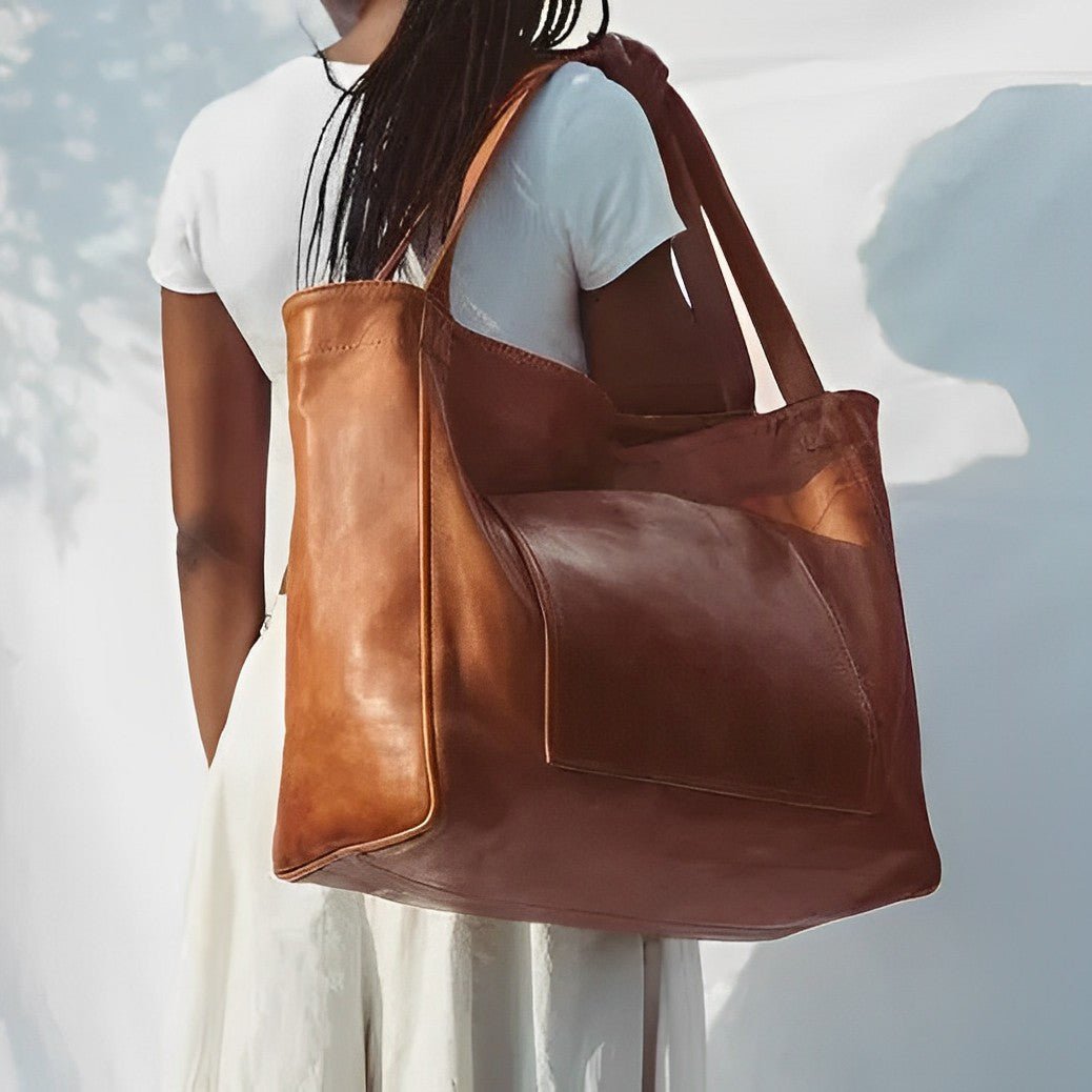 Sunset Luxe – Timeless Leather Shoulder Bag