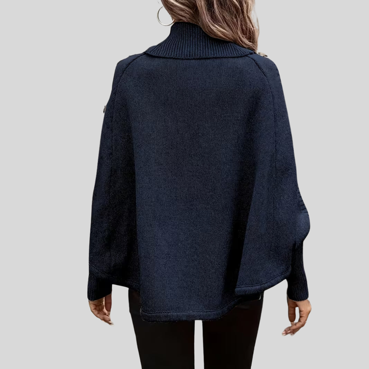 Nora | High Neck Cable Knit Sweater