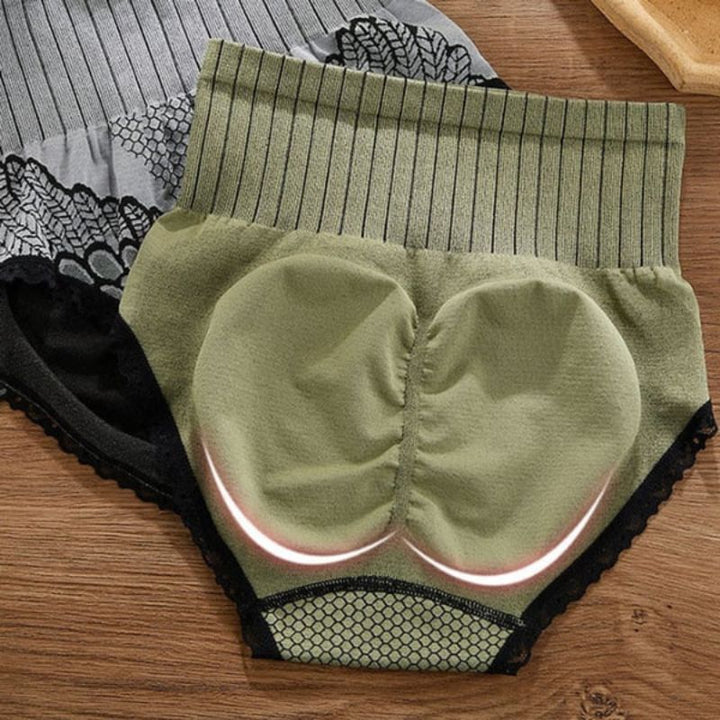 Teresa – High-Waist Shapewear Panty with Floral Lace
