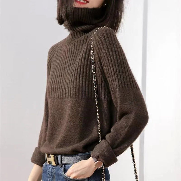 Jenica – Roll Neck Sweater with Relaxed Fit